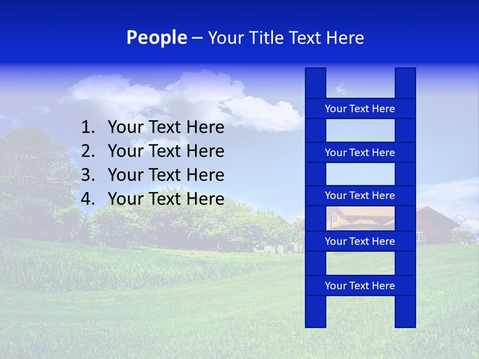 Perspective Field Environment PowerPoint Template