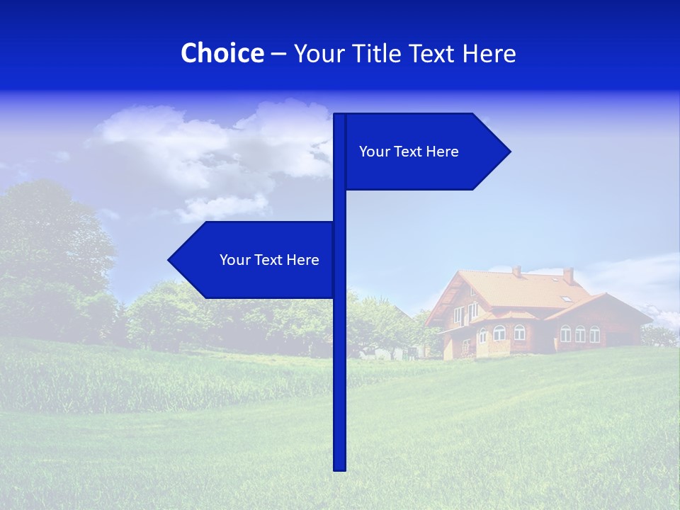 Perspective Field Environment PowerPoint Template