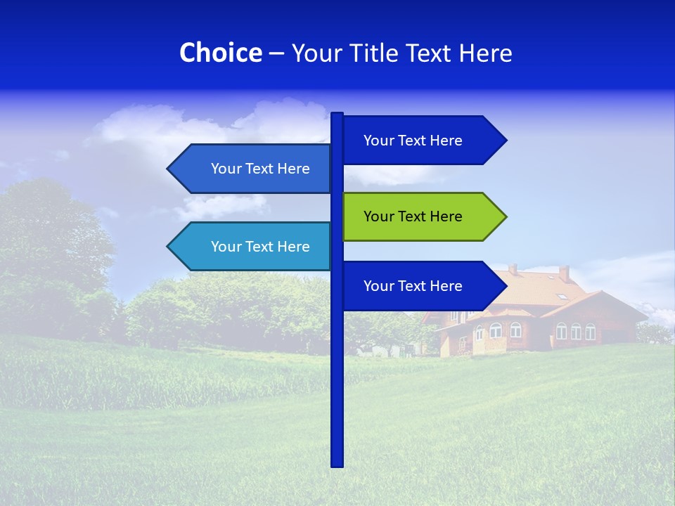 Perspective Field Environment PowerPoint Template