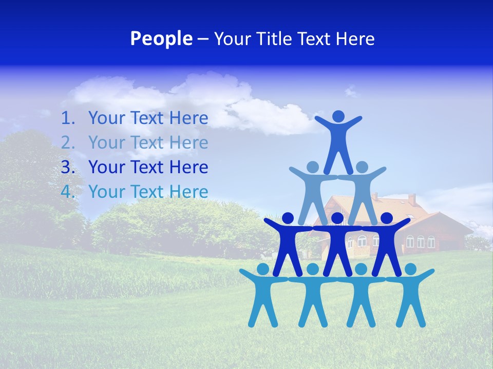 Perspective Field Environment PowerPoint Template