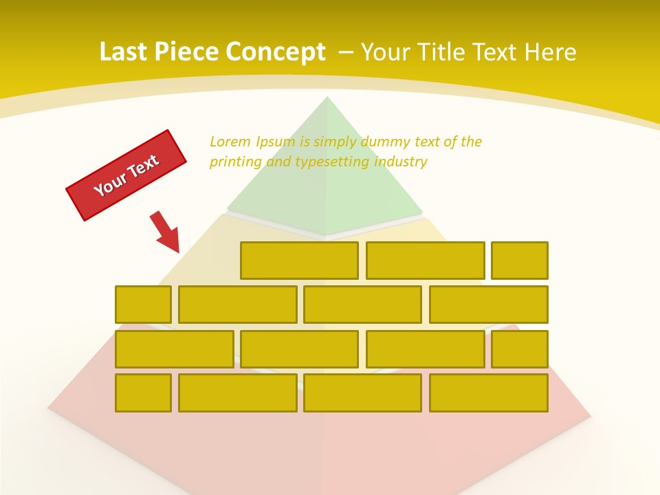 Level Progress Section PowerPoint Template