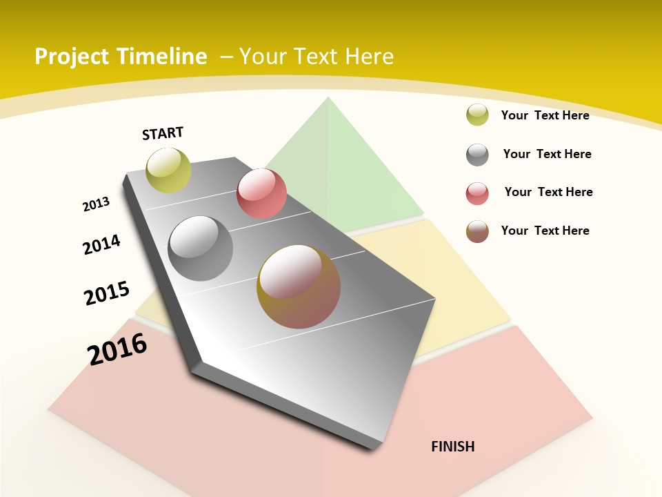 Level Progress Section PowerPoint Template