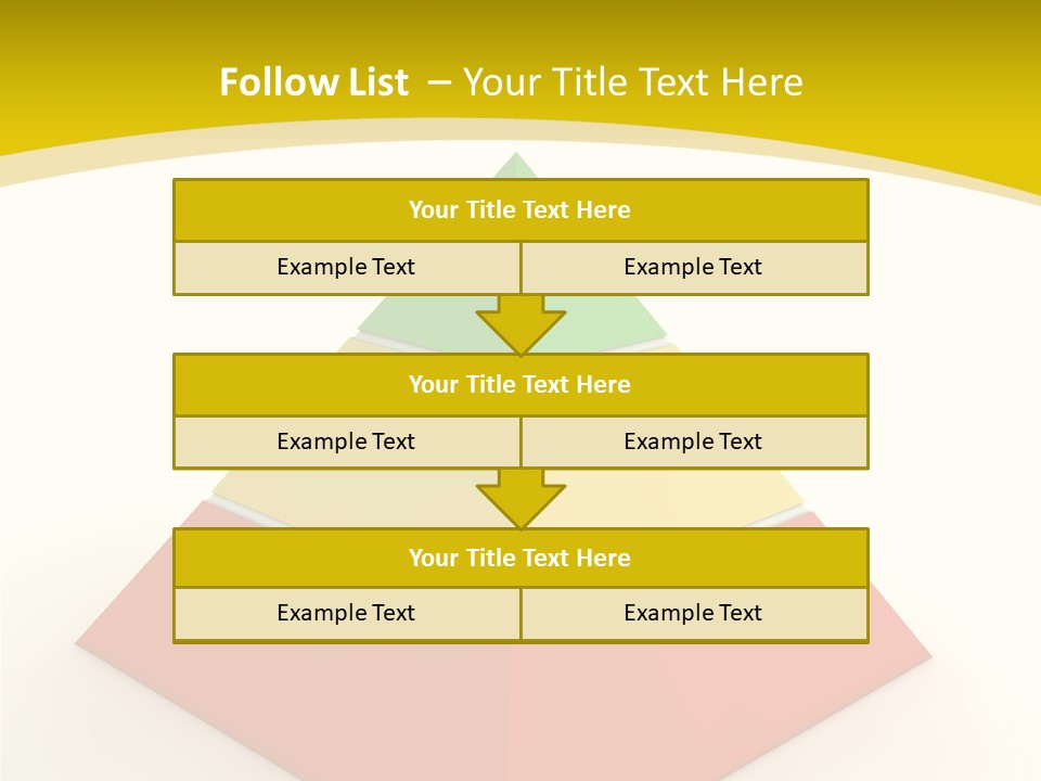 Level Progress Section PowerPoint Template