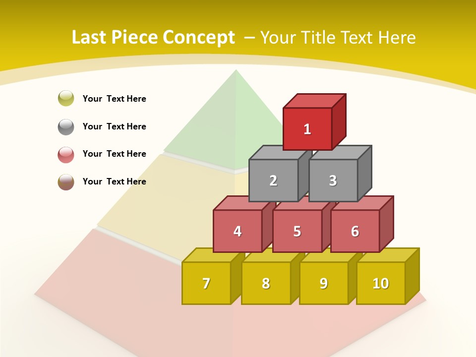 Level Progress Section PowerPoint Template