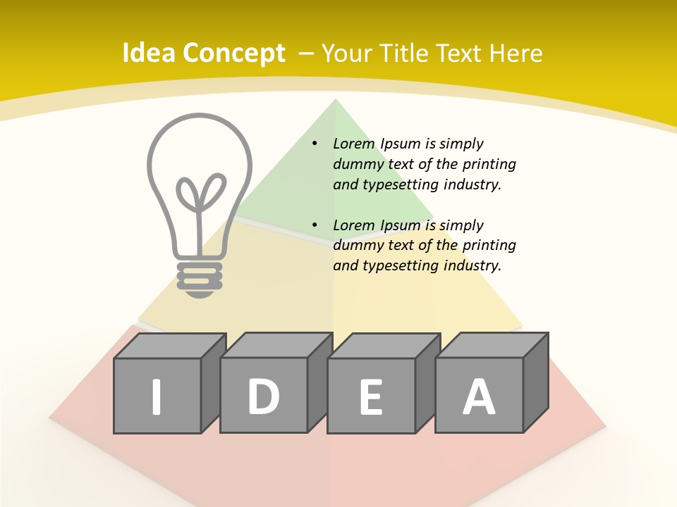 Level Progress Section PowerPoint Template