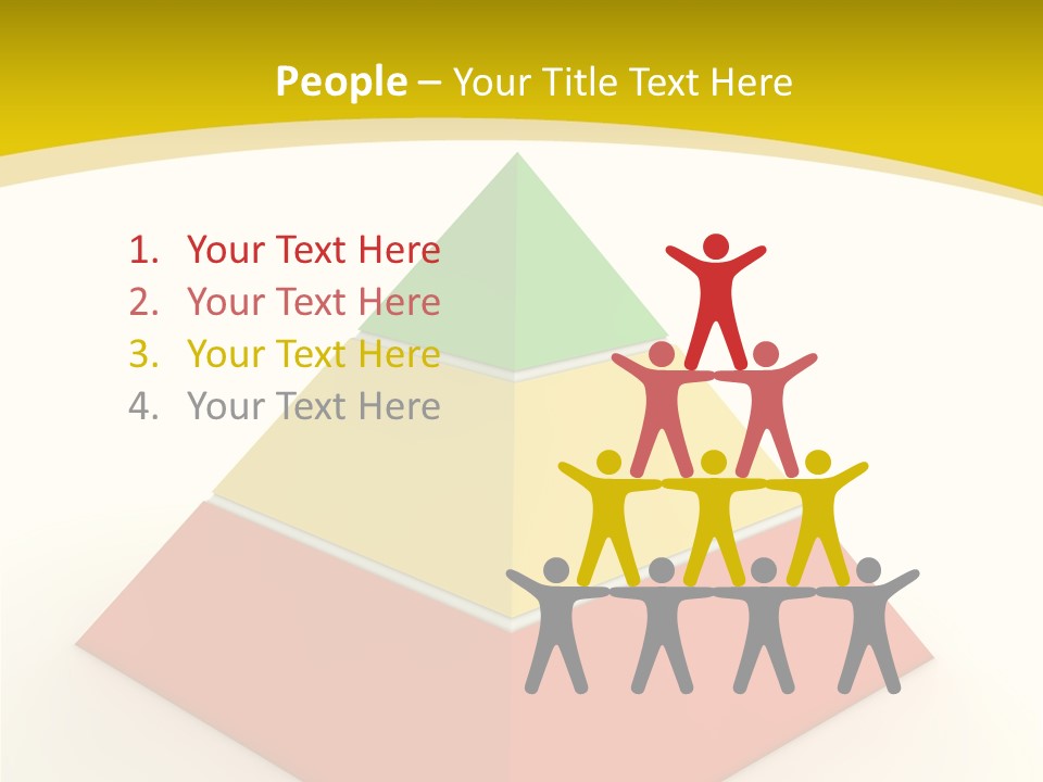 Level Progress Section PowerPoint Template