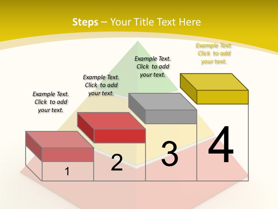 Level Progress Section PowerPoint Template