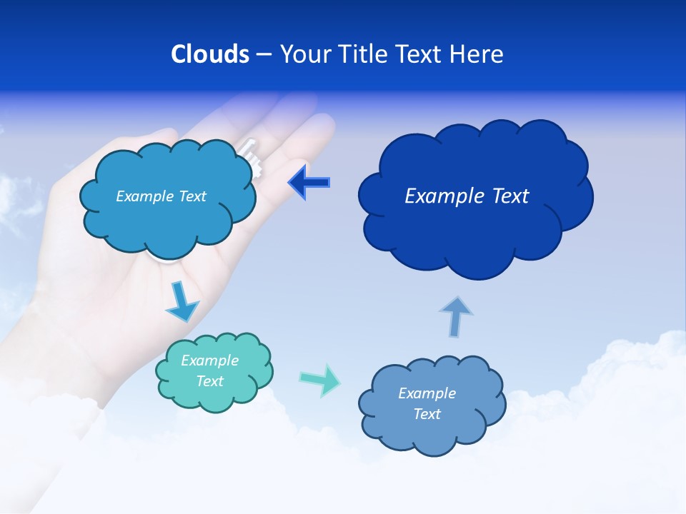 Babies Communication Sofa PowerPoint Template