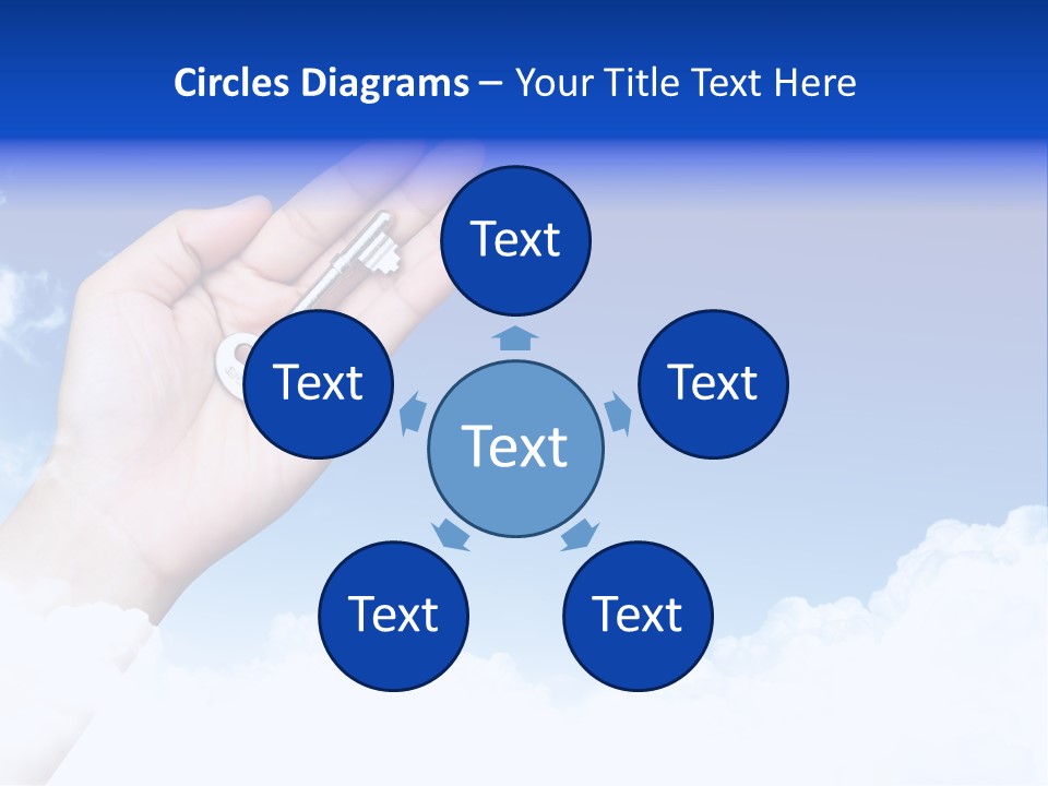 Babies Communication Sofa PowerPoint Template