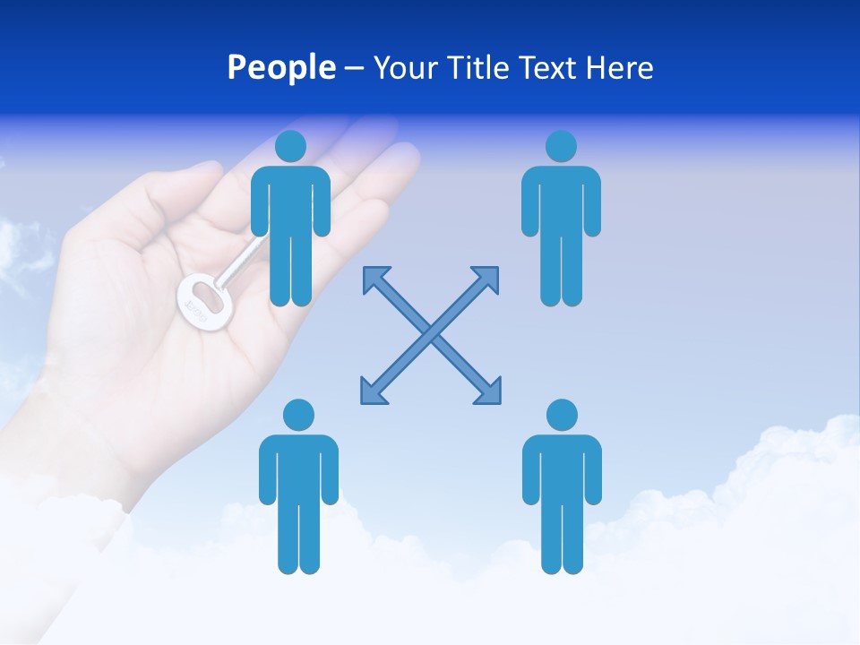 Babies Communication Sofa PowerPoint Template