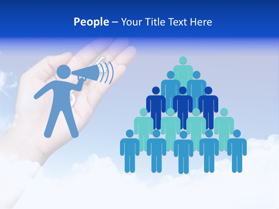 Babies Communication Sofa PowerPoint Template