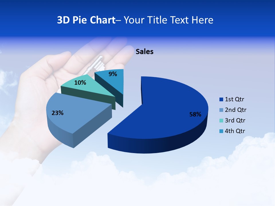 Babies Communication Sofa PowerPoint Template