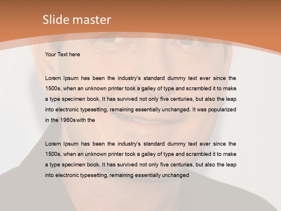 Actress Film Industry Entertainment PowerPoint Template