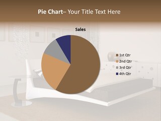 White Furniture Room PowerPoint Template