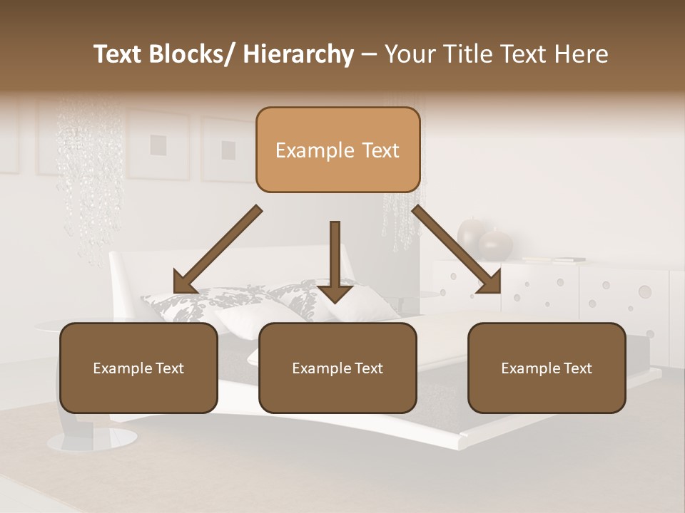 White Furniture Room PowerPoint Template