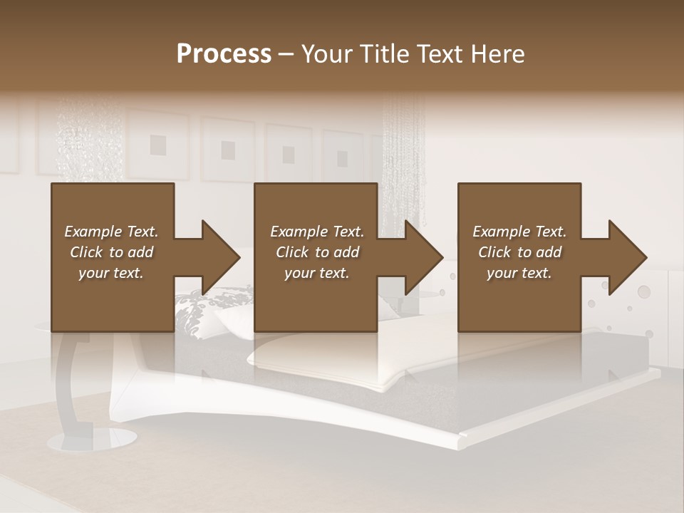 White Furniture Room PowerPoint Template