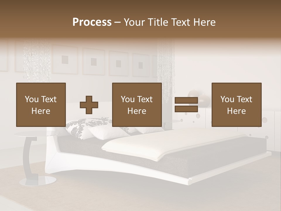 White Furniture Room PowerPoint Template