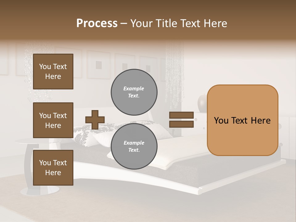 White Furniture Room PowerPoint Template
