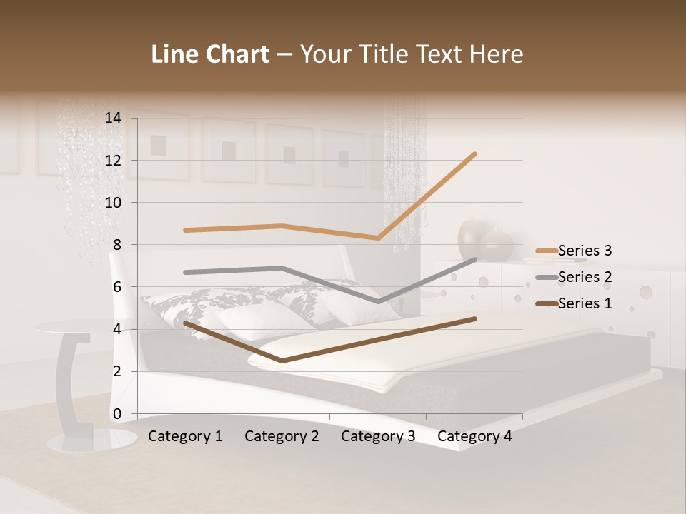 White Furniture Room PowerPoint Template