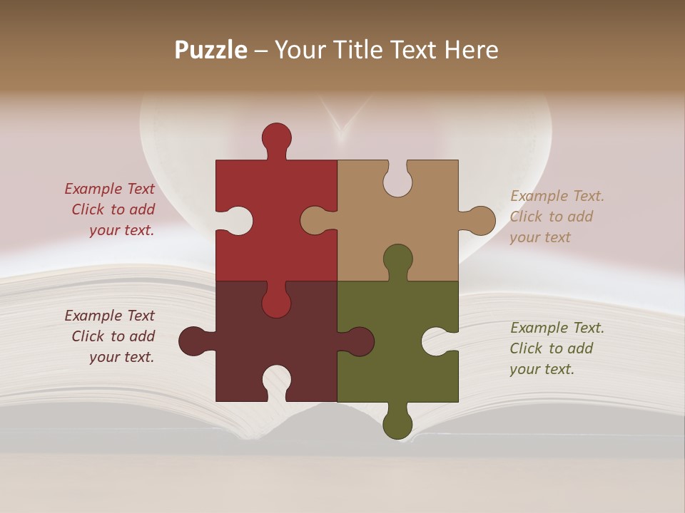 Back Heart World PowerPoint Template