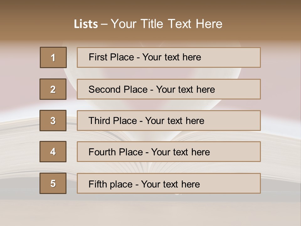 Back Heart World PowerPoint Template