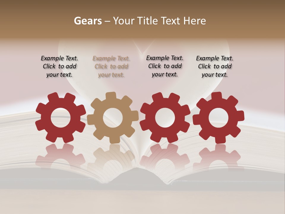 Back Heart World PowerPoint Template