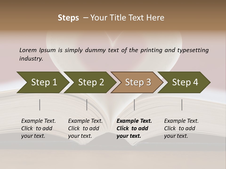 Back Heart World PowerPoint Template