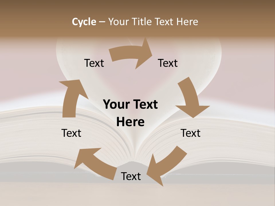 Back Heart World PowerPoint Template