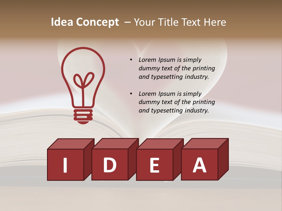 Back Heart World PowerPoint Template