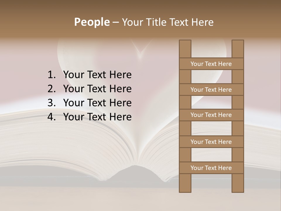 Back Heart World PowerPoint Template