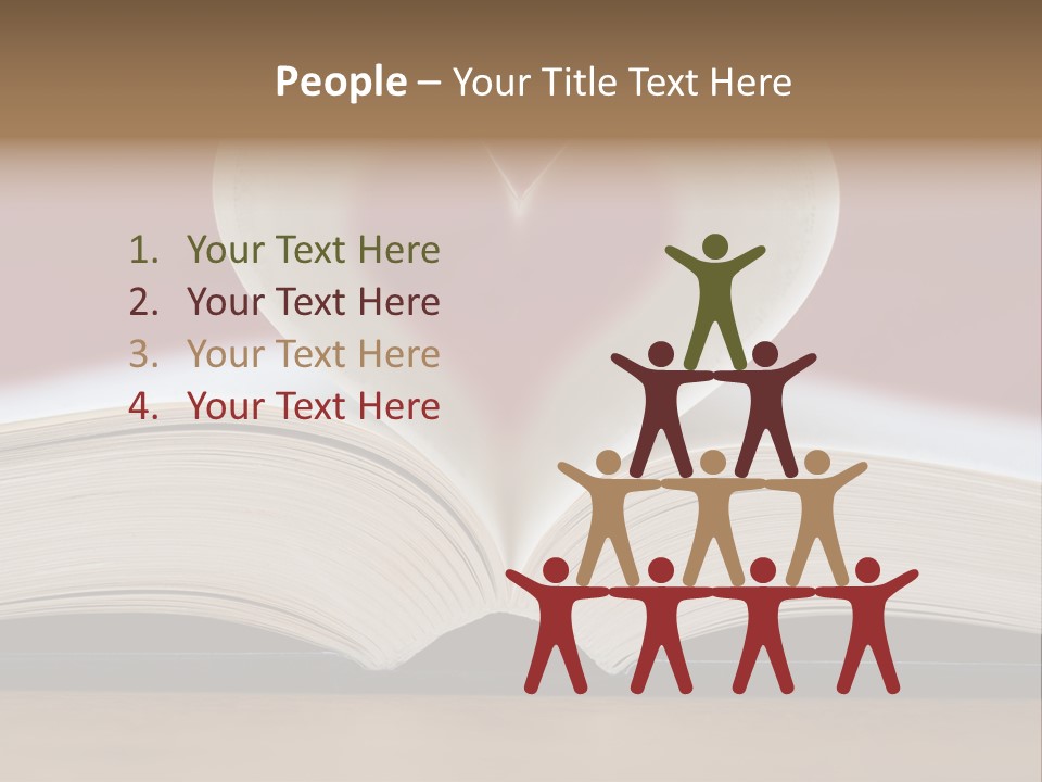 Back Heart World PowerPoint Template