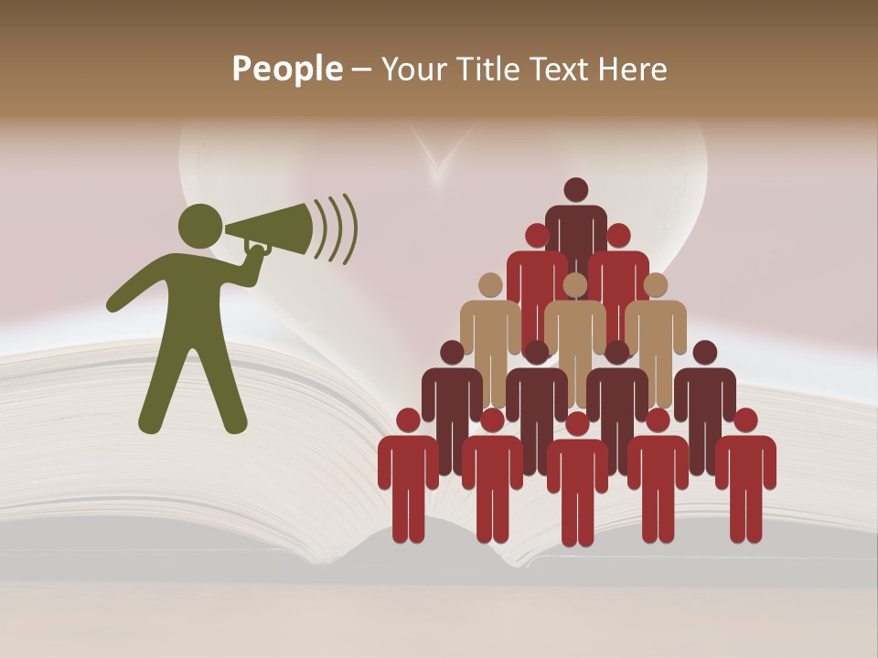 Back Heart World PowerPoint Template