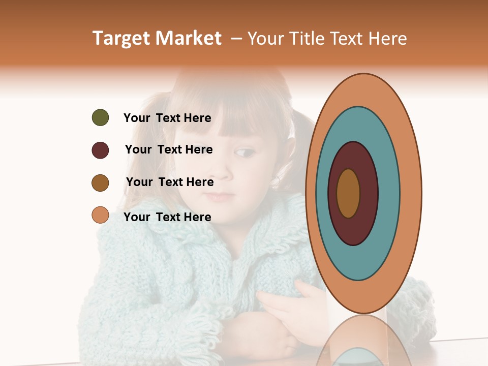A Little Girl Sitting At A Table With A Glass Of Milk PowerPoint Template