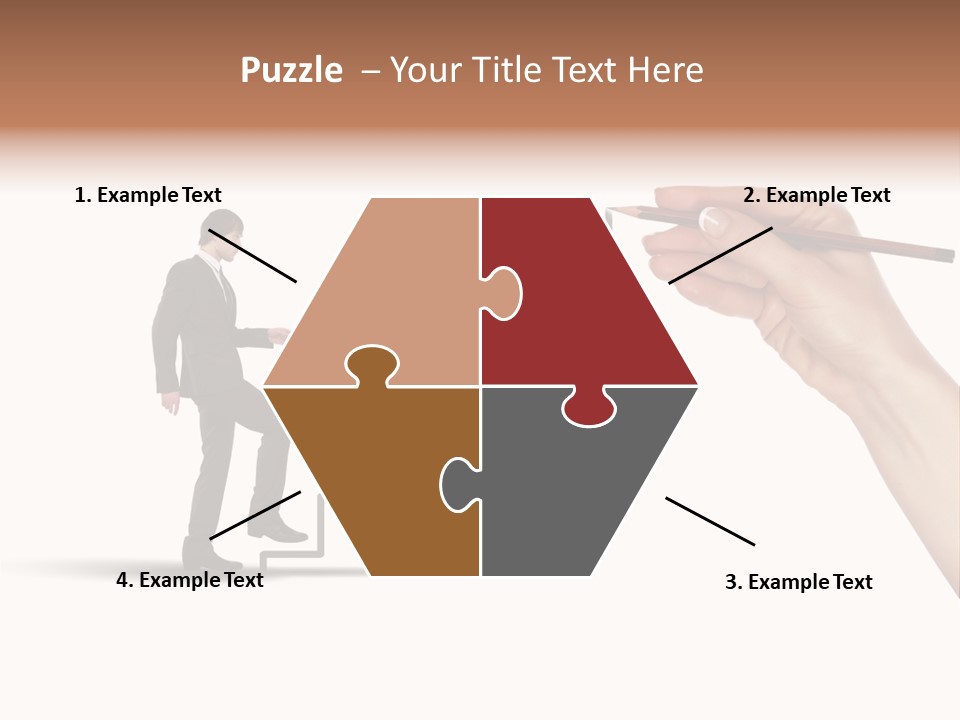 Professional Climb Stairs PowerPoint Template