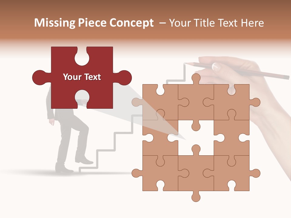 Professional Climb Stairs PowerPoint Template