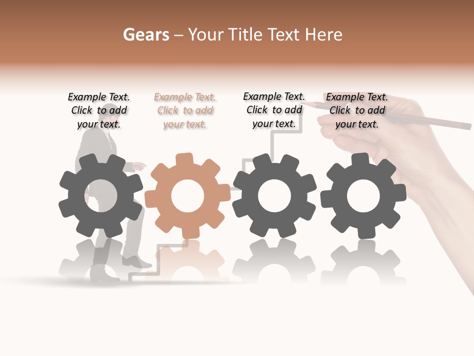 Professional Climb Stairs PowerPoint Template