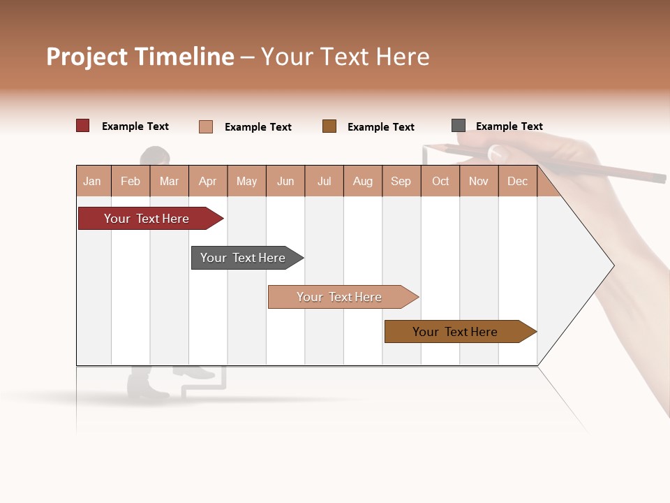 Professional Climb Stairs PowerPoint Template