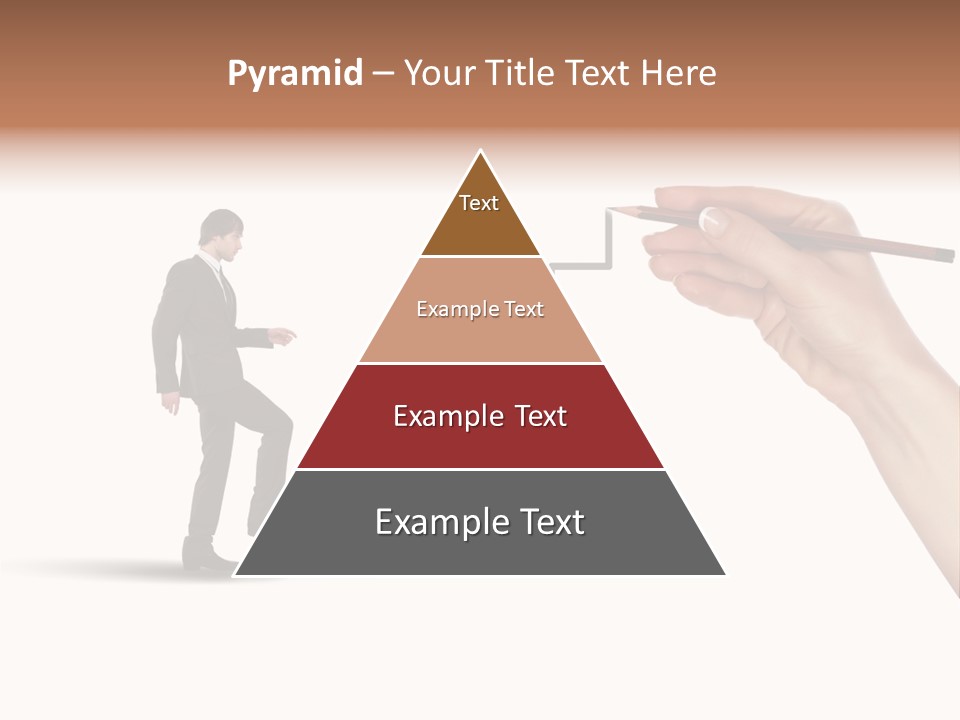Professional Climb Stairs PowerPoint Template
