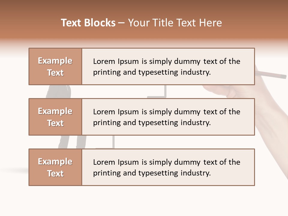 Professional Climb Stairs PowerPoint Template