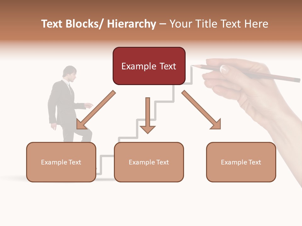 Professional Climb Stairs PowerPoint Template