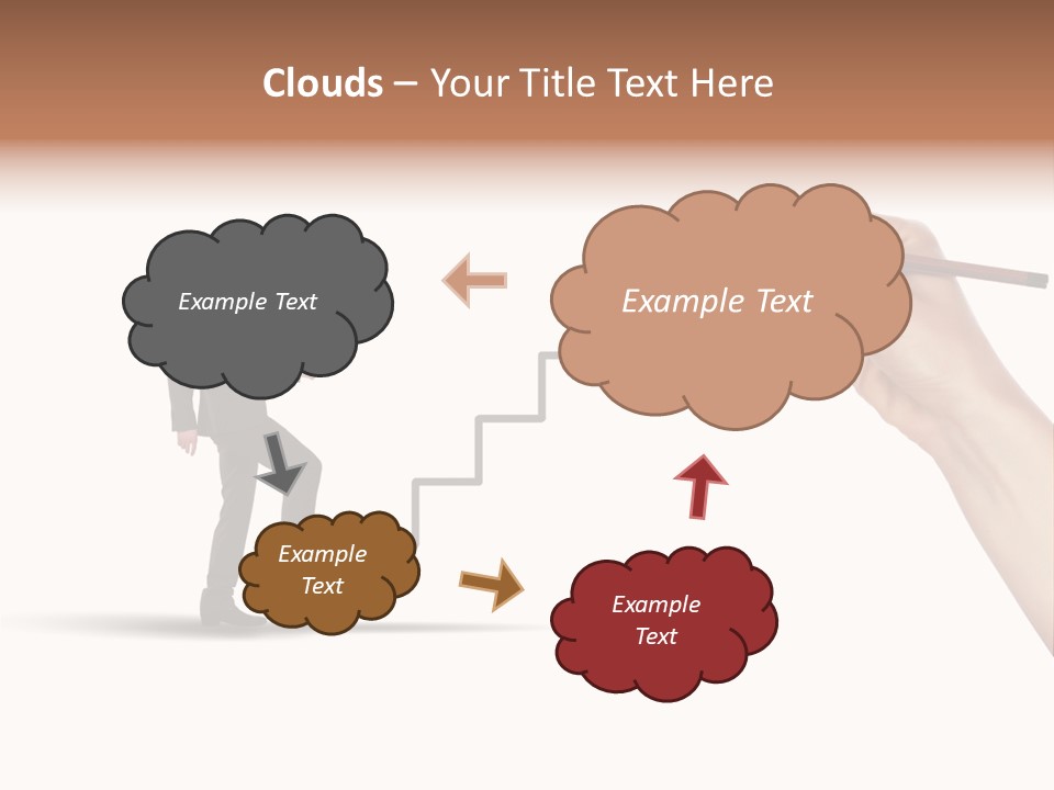 Professional Climb Stairs PowerPoint Template