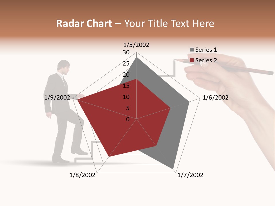 Professional Climb Stairs PowerPoint Template