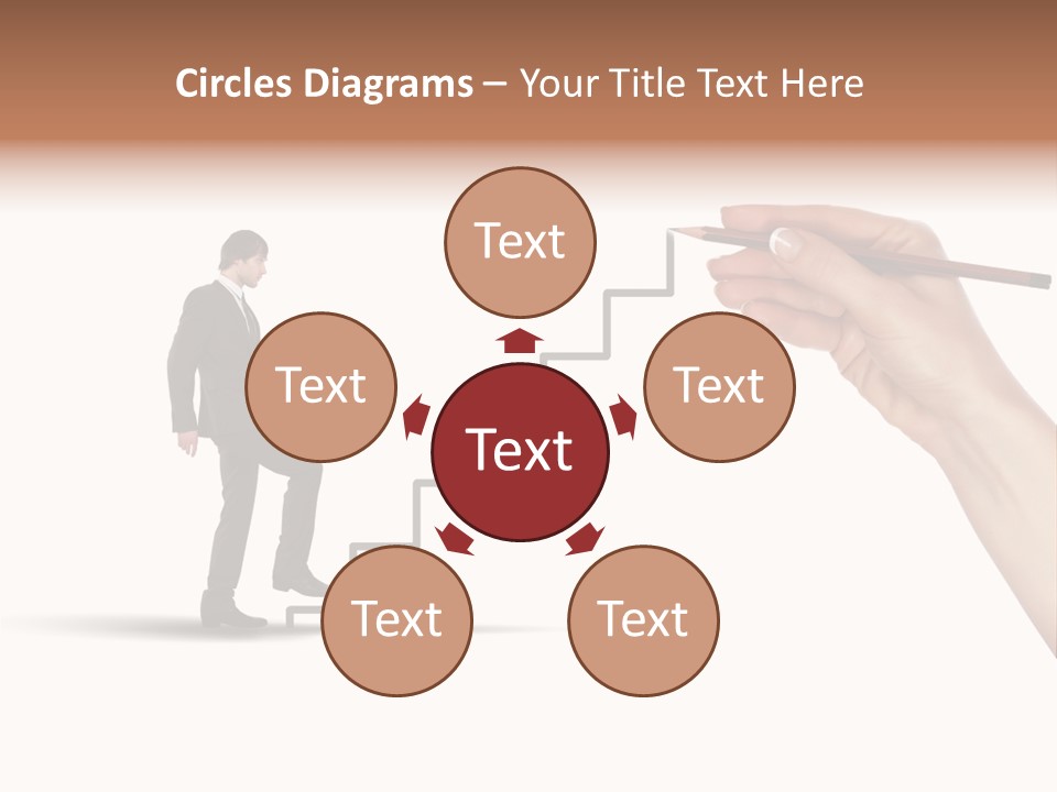 Professional Climb Stairs PowerPoint Template