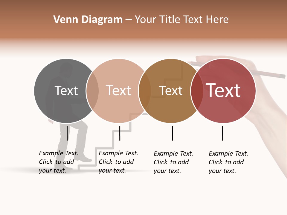 Professional Climb Stairs PowerPoint Template