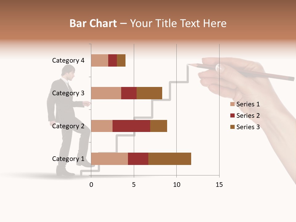 Professional Climb Stairs PowerPoint Template