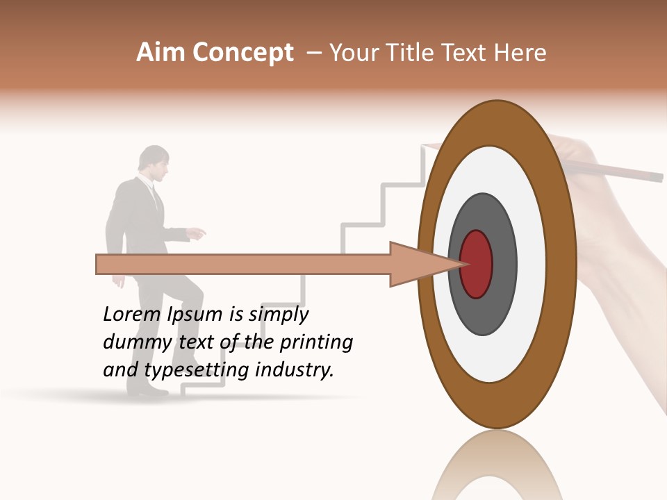 Professional Climb Stairs PowerPoint Template