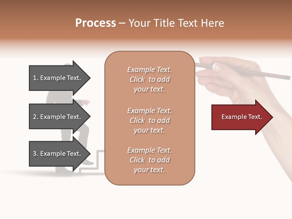 Professional Climb Stairs PowerPoint Template