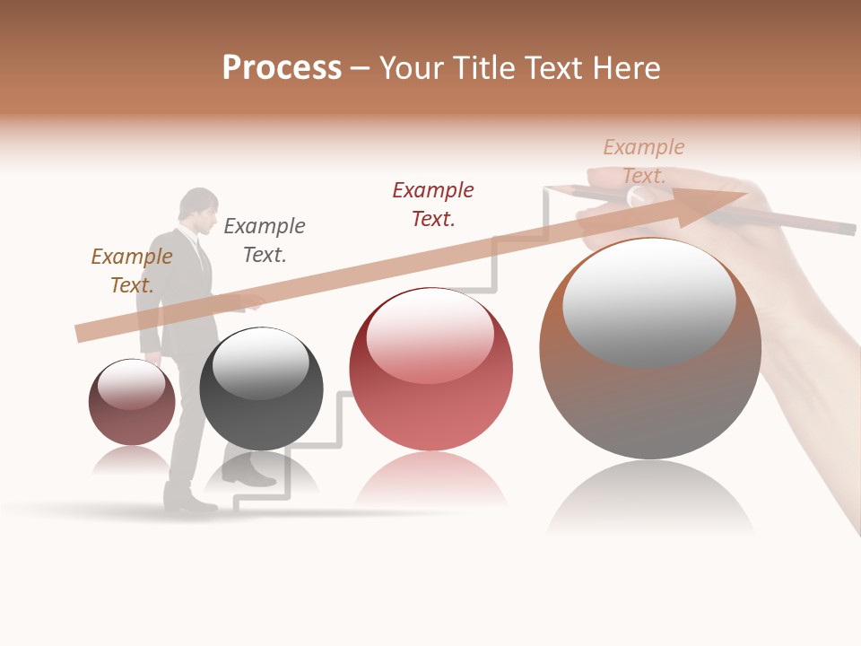 Professional Climb Stairs PowerPoint Template