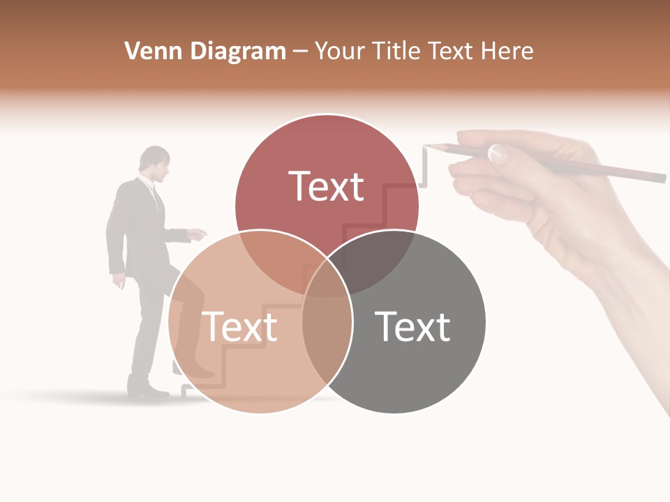 Professional Climb Stairs PowerPoint Template