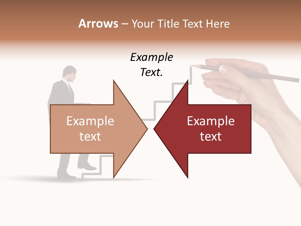 Professional Climb Stairs PowerPoint Template